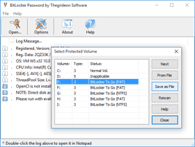 BitLocker Password Racovery Tool