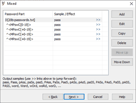 Mix-case modifications using MPswC